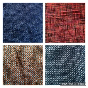 Pottery Barn ~ CHENILLE PILLOW Cover (NEW) ~ Your Choice ~ Red Wine, Blue, Brown - Picture 1 of 42