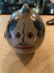 7” Long Chubby Fish,signed Tonala Pottery, 60s probably - Picture 1 of 8
