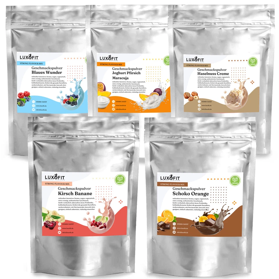 Geschmackspulver Flavour Pulver Mix kalorienarm 300 g - Bild 1 von 1