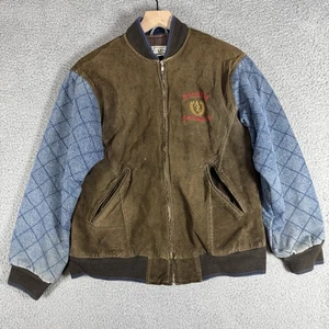 Vintage Arizona Jeans Company Denim Varsity Jacket X-Small 90s - Bild 1 von 8