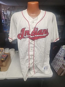 1990's New CLEVELAND INDIANS ALBERT BELLE Russell Jersey NWT Named Spelled BELL - Picture 1 of 6