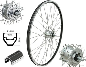 28 Zoll Vorderrad 6-Loch Disc 19-622 Nabendynamo Hohlkammerfelge Scheibenbremse - Bild 1 von 1