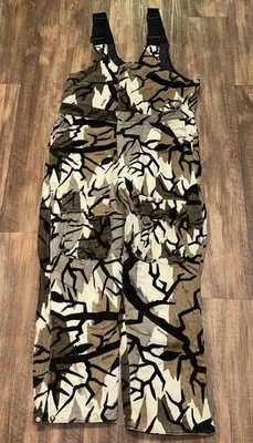 Vintage Predator Camo Bomber Jacket & Bibs SET Sz L Winter Hunting Coat RARE USA - Image 1 of 4