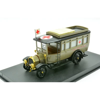 FIAT 15 TER AMBULANZA CROCE ROSSA ITALIANA 1:43 Rio Ambulanze Modellino Nuovo - Immagine 1 di 2