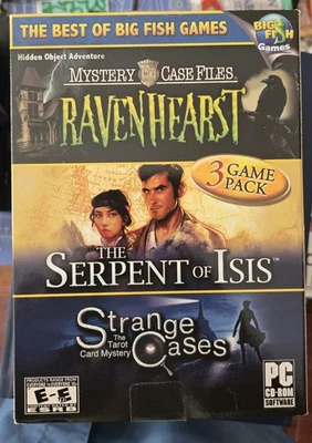 Hidden Object Adventure 3 Pack Ravenhearst, Serpent of Isis & Strange Cases NEW - Image 1 of 3