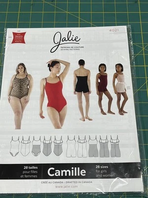 Jalie Camille Cami Leotard & Biketard Sewing Pattern 4021 Women's & Girls - Image 1 of 3
