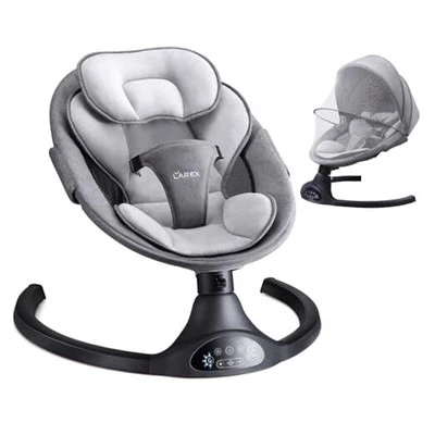  Columpio para bebé columpio eléctrico para bebé pequeño balancín portátil para negro Foto 1 de 4