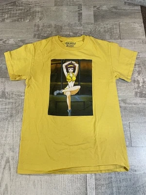 Camiseta Vaquera Bepop Faye Anime San Valentín Adulto Pequeña Amarilla Excelente Estado Foto 1 de 4