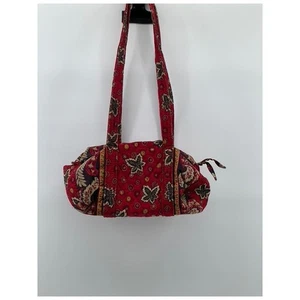 Bolso de Hombro VERA BRADLEY Para Mujer Borgoña Vintage Tela Floral TALLA OS - Imagen 1 de 11