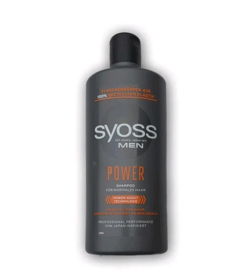 Syoss/Men Power Shampoo "normales Haar" 440ml/Haarpflege  - Bild 1 von 1