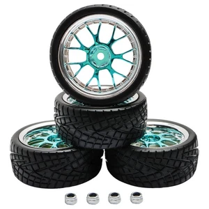 Juego de 4 ruedas de buje de 12 mm y neumáticos de 62 mm Gdool 110 112 116 todoterreno coches de radiocontrol Rubbe - Imagen 1 de 6