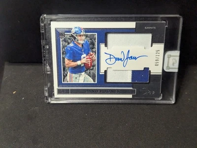 2019 Panini One /125 Daniel Jones #39 RPA Rookie Patch Auto Sealed  Colts Giants - Image 1 of 4