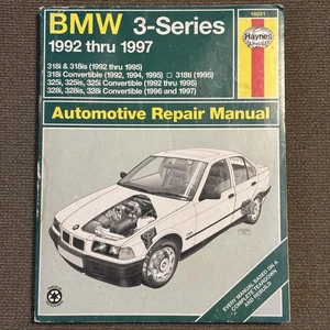 Vintage Haynes BMW 3-Series Repair Manual 1992-1997 318i 325i 328i E36 Softcover - Foto 1 di 2