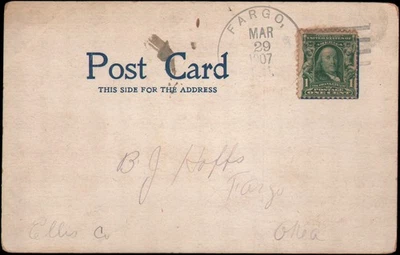 Fargo Oklahoma Territory местный, 1907 - Изображение 1 из 2