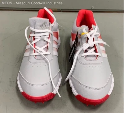 Adidas Women Red & Grey Tech Response Soft Spike Golf Cleats - US 7 - Image 1 of 4
