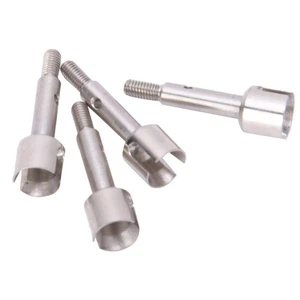 4 Stück Stahl Vorder-/Hinterrad Achse Ersatz Zubehör passend für 1440011869 - Bild 1 von 7