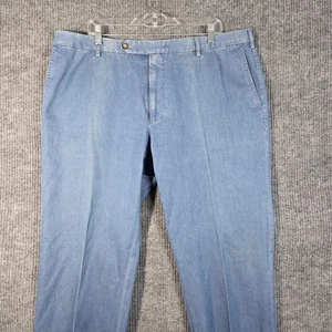 Rota Sport Hose Herren 42x32 hellblau Made in Italy Chino Flatfront - Bild 1 von 15
