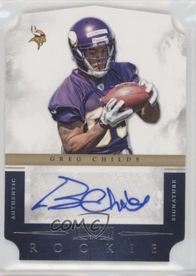 2012 Panini Prominence Signatures Die-Cut /199 Greg Childs #191 Rookie Auto RC - Image 1 of 2