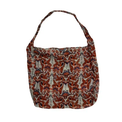 Bolso de Hombro Free People Floral Lino Reutilizable Playa Compras Mercado Bolso Ligero Foto 1 de 4