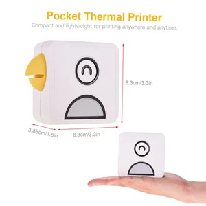 Kompakter L1 BT Thermodrucker 200 Dpi Für Smartphone Quittungen Notizen Listen - Bild 1 von 1