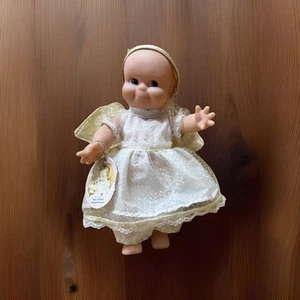 "Vestido brillante con cuerpo de vinilo vintage Kewpie ángel o hada muñeca 8""" - Imagen 1 de 14
