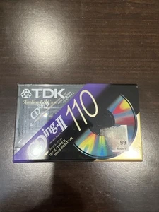 NEW Sealed TDK CDing-II 110 Cassette Tape IEC Type II High Bias CDing2 Sealed - Picture 1 of 2
