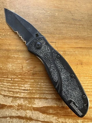 Cuchillo de Bolsillo Abierto Asistido Kershaw Blur 1670TBLKST Combo Borde Tanto Hoja EE. UU. Foto 1 de 4