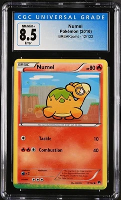 ERROR ADDITIONAL INK 2016 BREAKpoint #12/122 Numel 8.5 CGC 10005288 - Image 1 of 2