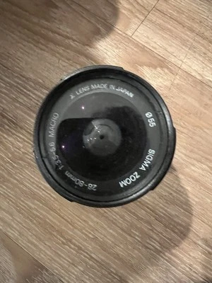 Sigma ZOOM 28-80mm 1:3.5-5.6 MACRO 55 Lens Cannon Fd - Image 1 of 3