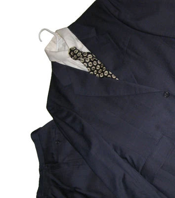 JOS A BANK  Mens Blue/GRAY Plaid Suit 41 - Image 1 of 4