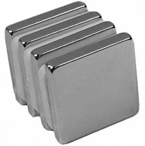 6 Neodym Magnete 3/4 x 3/4 x 1/8 Zoll Block N48 - Bild 1 von 1
