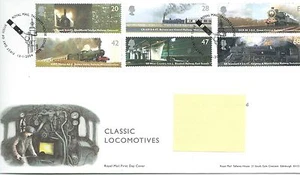 GB - FIRST DAY COVER - FDC - COMMEMS -2004- CLASSIC LOCOMOTIVES - Pmk TH - Picture 1 of 1