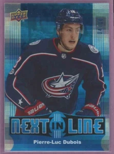 2017-18 UD OVERTIME NEXT IN LINE BLUE RAINBOW PIERRE-LUC DUBOIS #NL-4 04/10 RC - Picture 1 of 1