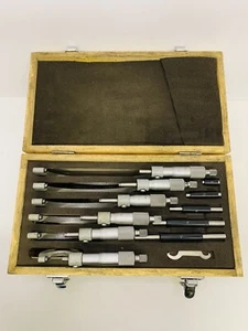 Phase II 0-6" .0001" Grad Precision Outside Micrometer Set - Picture 1 of 12