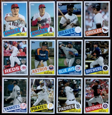 2020 Topps Baseball Series One '85 TOPPS Inserts - Complete Your Set! - Image 1 of 3