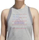 Adidas Tank Top Short Americana Flag Sleeveless Athletic Fitness Women Sz M NWT 