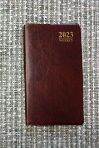 2023 WEEKLY CALENDAR POCKET PLANNER BUSINESS PERSONAL APPOINTMENT ORGANIZER-BRG