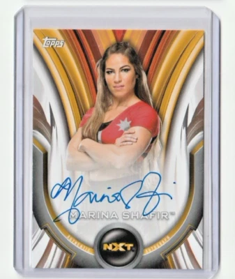 2020 Topps WWE Women's Division Marina Shafir Auto 196/199 #A-MS NXT - Image 1 of 2