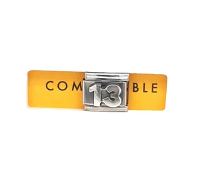 Genuine Nomination Composable Classic Link Number 13 Charm 330101/75 - Picture 1 of 2