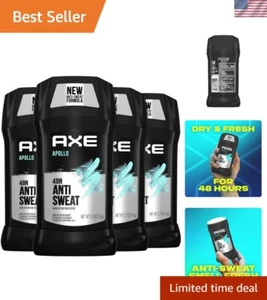 Apollo Antiperspirant Deodorant Stick for Men - 48 Hr Sage & Cedarwood, 4 Pack - Picture 1 of 10