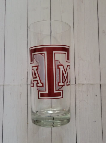 Texas A&M University Aggies Gig'em Aggies Glass Cover