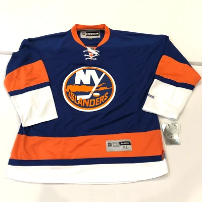 New York Islanders NHL Hockey Jersey Blue NWT Reebok Premier NOS Mens XL $135 - Image 1 of 4