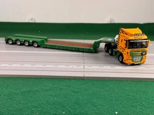 WSI truck models, DAF XF 105 Space Cab RHD 6X4 + W/Euro Lowloader 4 Axle , RICE - Picture 1 of 20