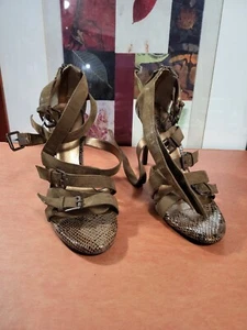 Carlos heeled straps women's shoes - Picture 1 of 9