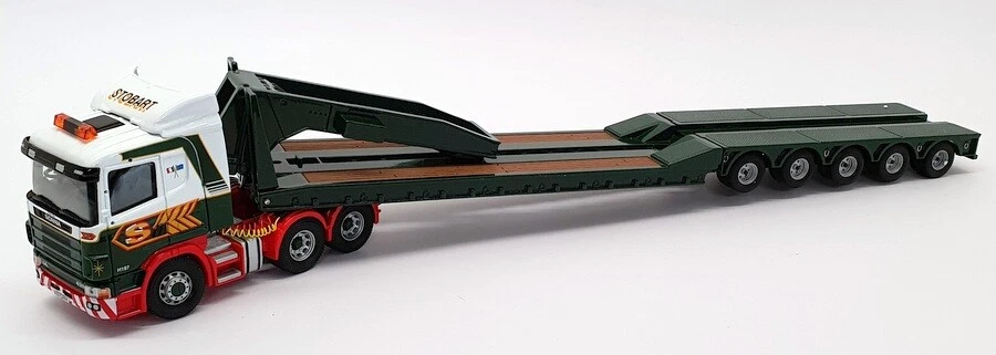 Corgi 1/50 Scale CC12203 - Scania Low Loader - Eddie Stobart Ltd. - Image 1 of 4