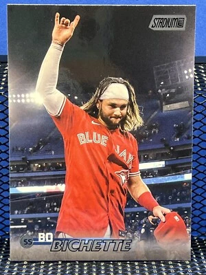 2023 Topps Stadium Club BO BICHETTE Blue Jays Black Foil - Image 1 of 2
