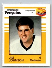 Jim Johnson 1987-88 Pittsburgh Penguins Kodak