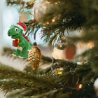 Weihnachts-Dino-Ornament Für Kinder Mit Mütze Und Seil