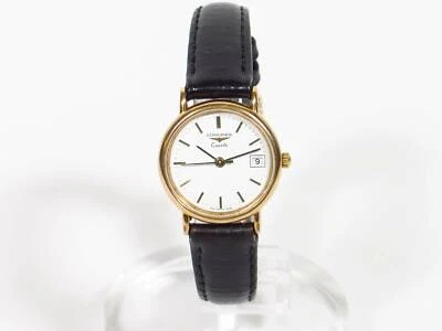 Ladies Longines Présence Gold Plated Quartz Date Watch, Ref. 7230, Switzerland - Image 1 of 4