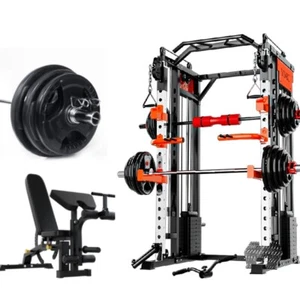 130kgs pin loaded Smartfit M1 Max multi functional trainer smith machine - Picture 1 of 16